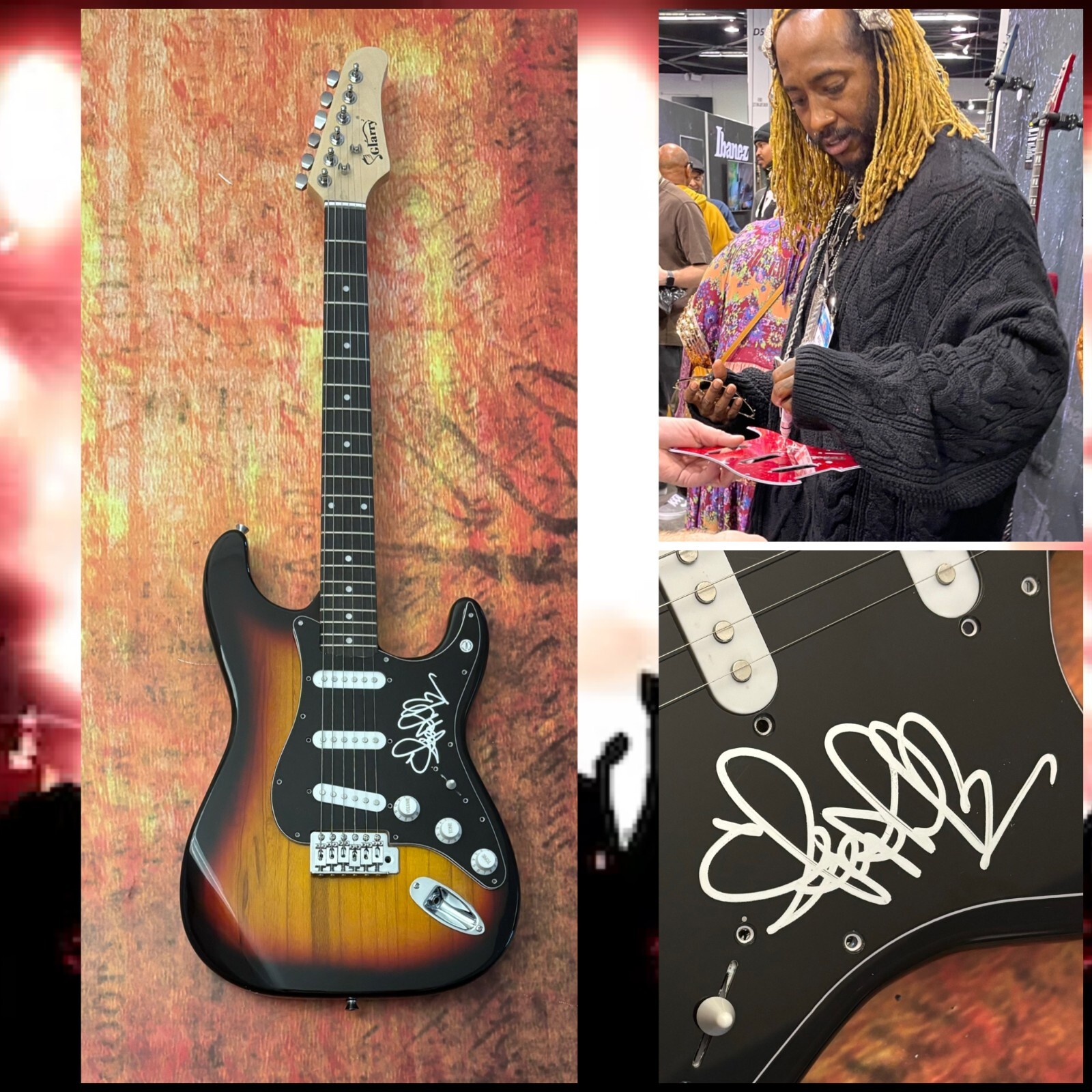 GFA Suicidal Tendencies Band * THUNDERCAT * Signed Electric Guitar PROOF COA