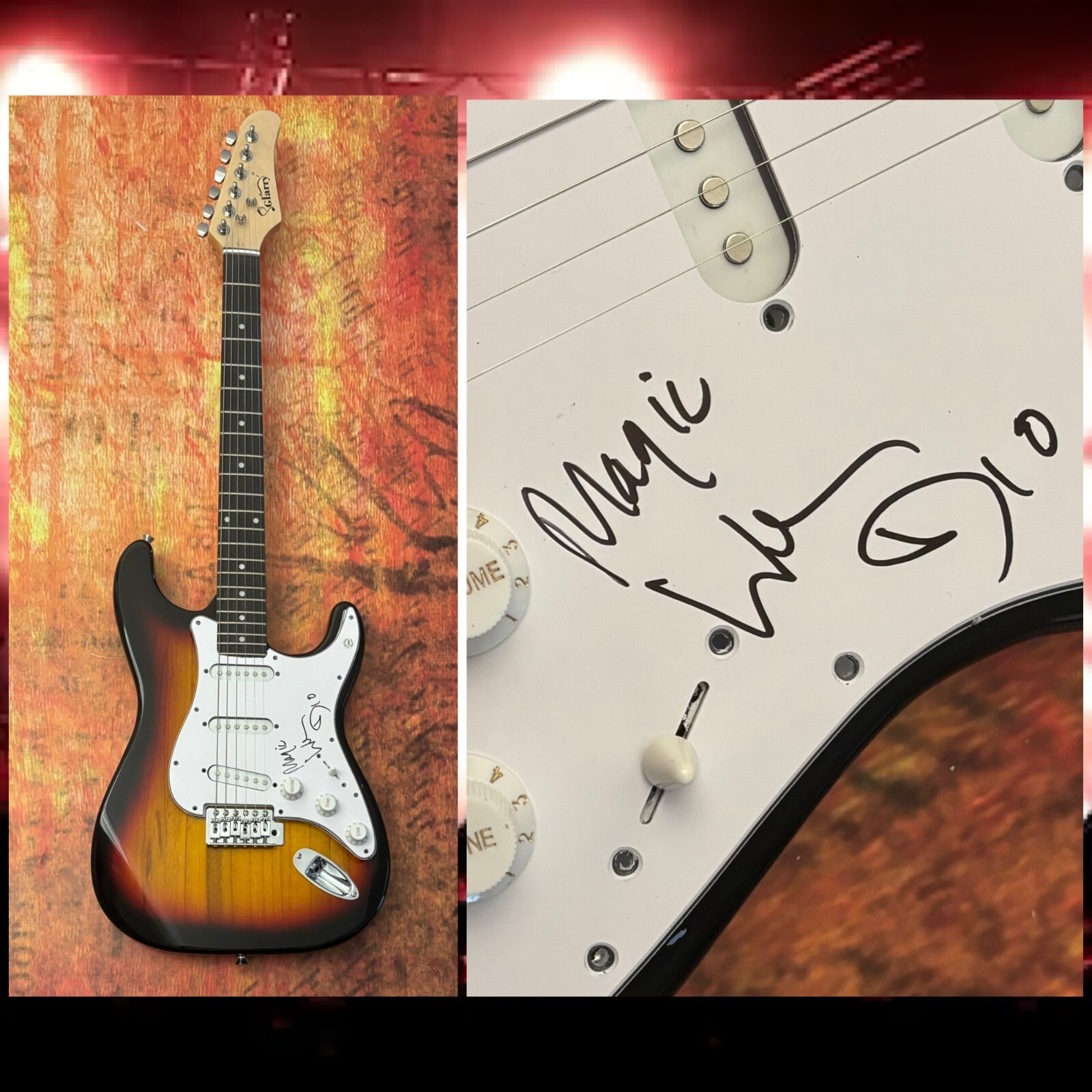 GFA Ronnie James Dio Wife * WENDY DIO * Signed Electric Guitar COA