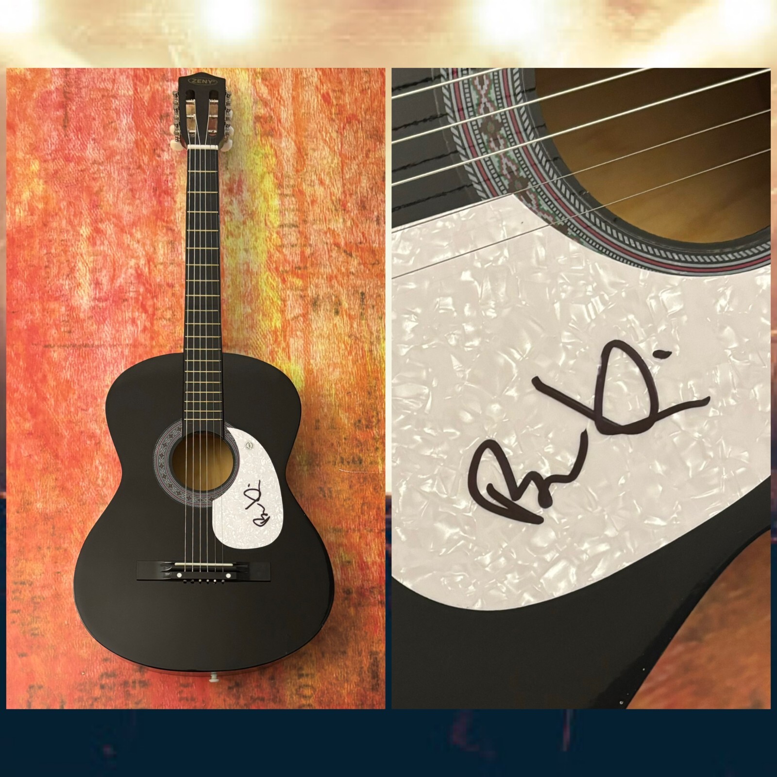 GFA Sha Sha Wasted & Ready * BEN KWELLER * Signed Acoustic Guitar B2 COA