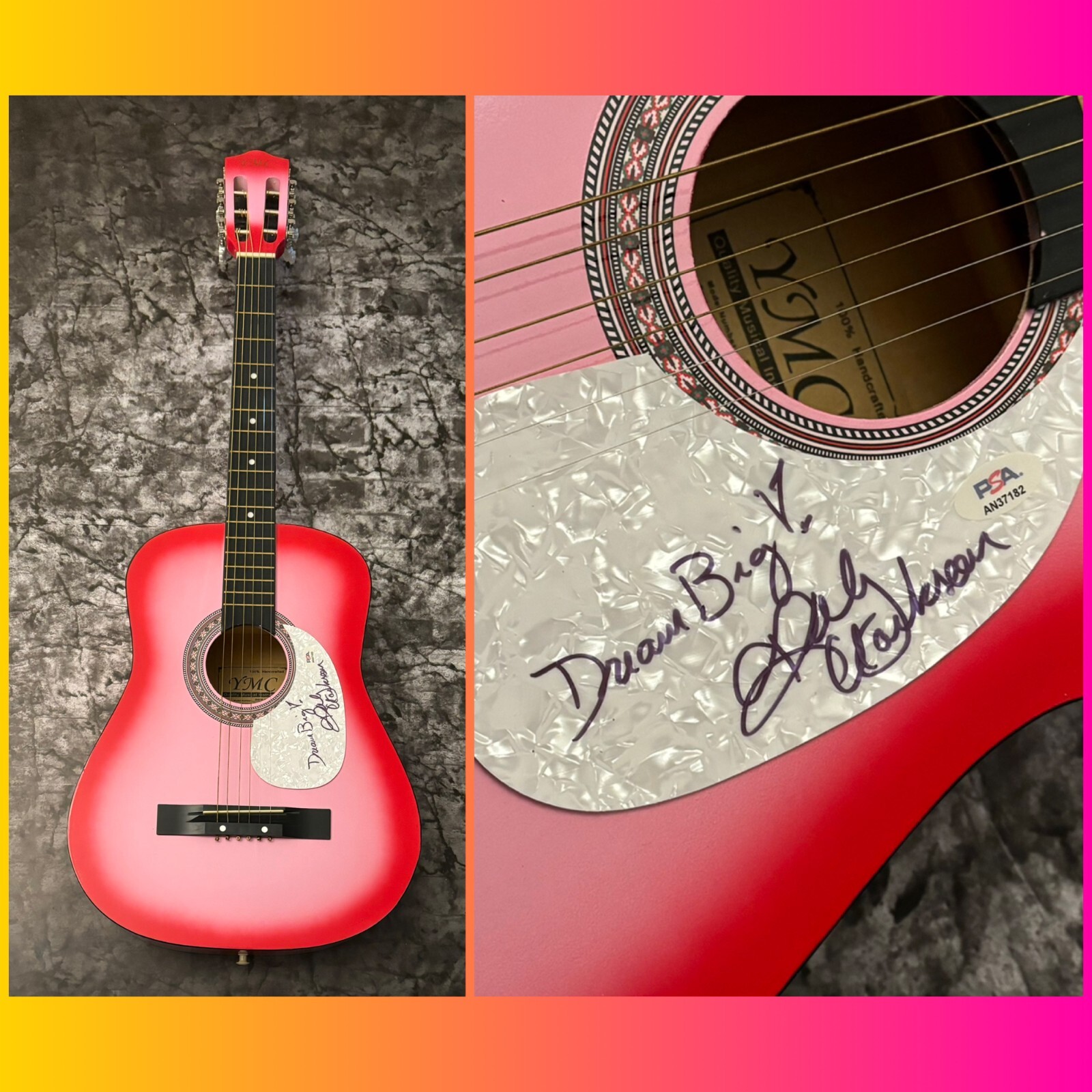 PSA A Moment Like This Star * KELLY CLARKSON * Signed 38