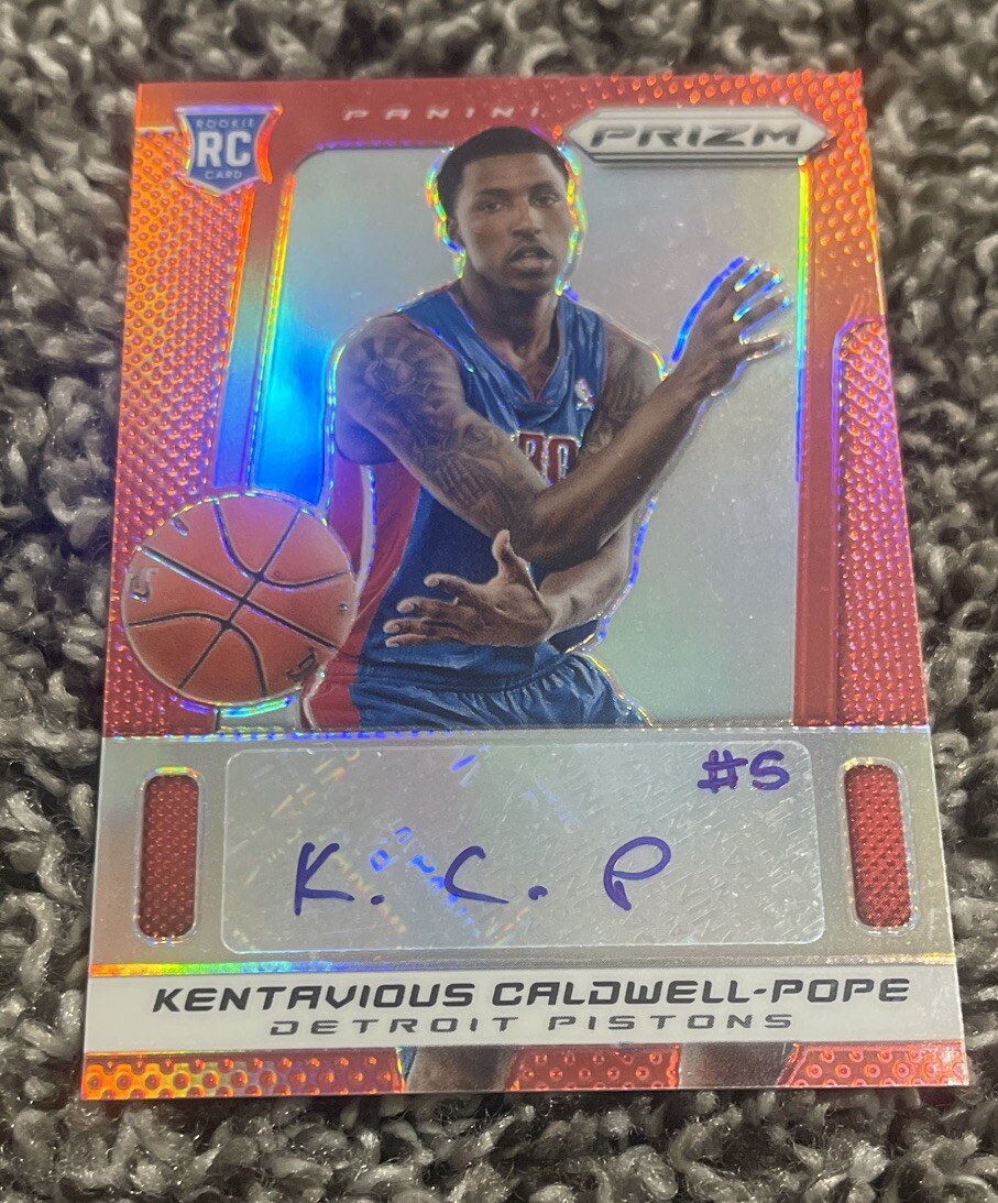 2013-14 Panini Prizm Target Red /25 Kentavious Caldwell-Pope #4 Rookie Auto RC