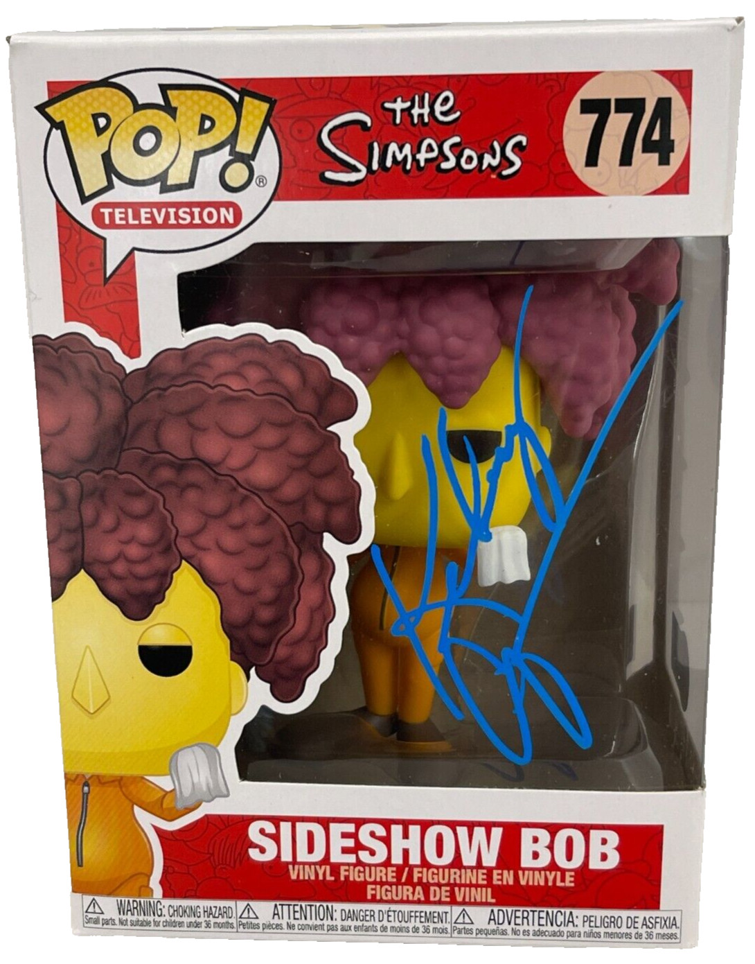 Kelsey Grammer Signed Sideshow Bob The Simpsons 774 Authentic Autograph Beckett