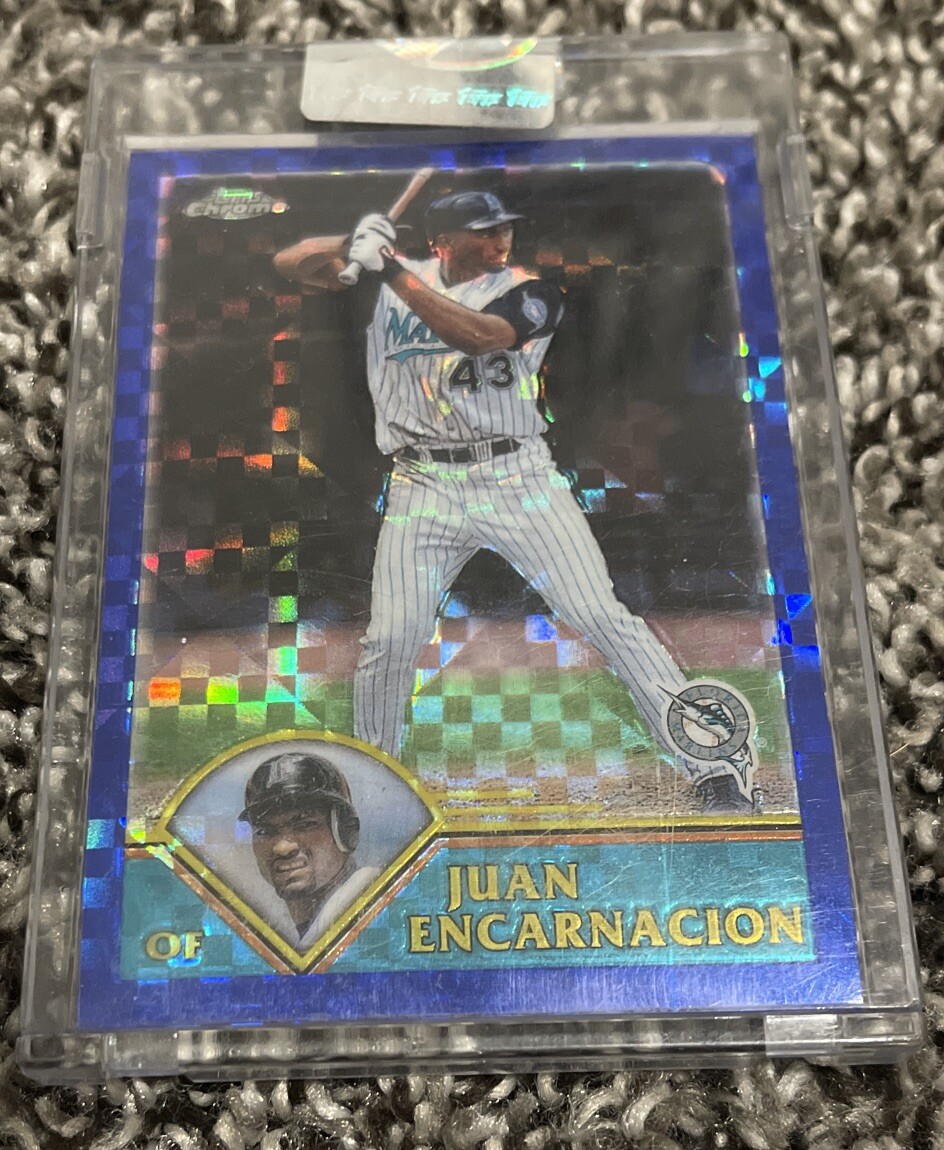 2003 Topps Chrome Uncirculated X-Fractors #420 Juan Encarnacion/57