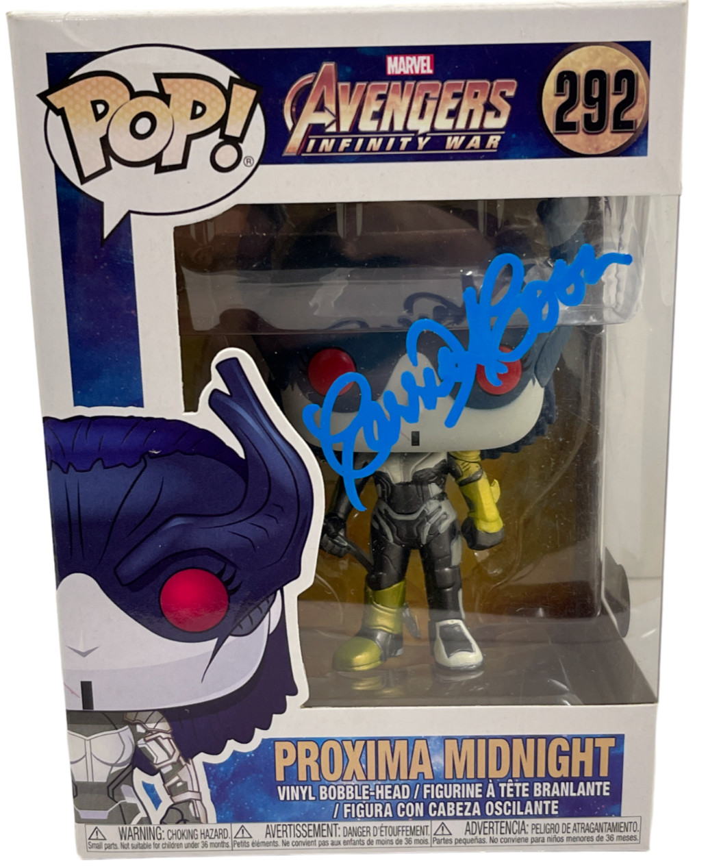 Carrie Coon Signed Proxima Midnight Funko Avengers Infinity War Auto Beckett