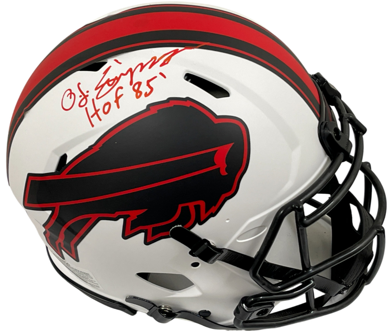 OJ Simpson Signed Buffalo Bills Full Size Authentic Speed Helmet Auto Beckett