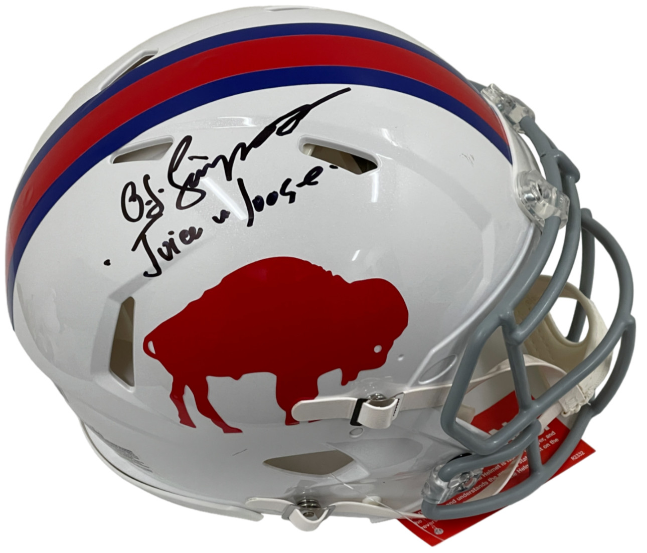 OJ Simpson Signed Buffalo Bills Full Size Authentic Speed Helmet Auto Beckett