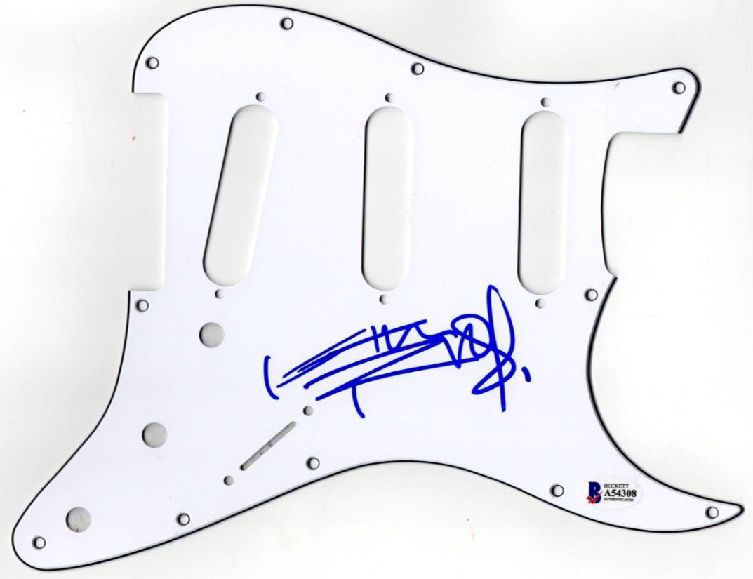Keith Richards Pickguard Stratocaster Guitar The Rolling Stones Auto Beckett