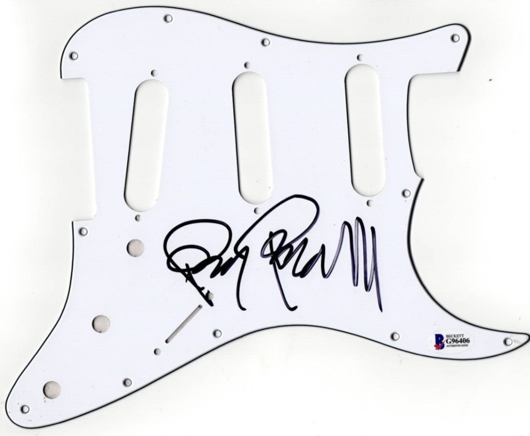 Perry Farrell Signed Stratocaster Pickguard Guitar Jane's Addiction Auto Beckett