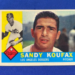 1960 TOPPS SANDY KOUFAX LOS ANGELES DODGERS #343 CARD VINTAGE