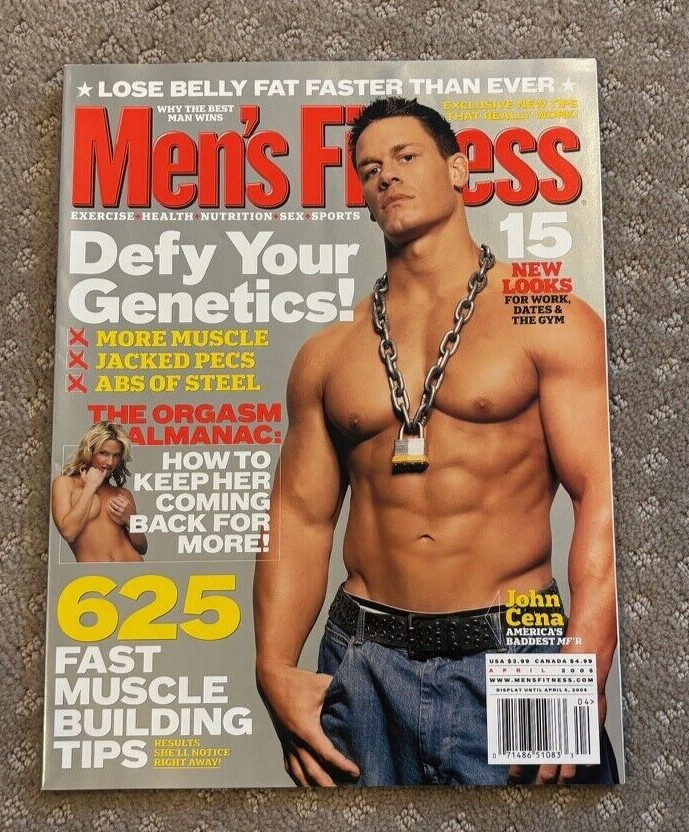 John Cena Muscle Fitness Magazine No Label WWE WWF