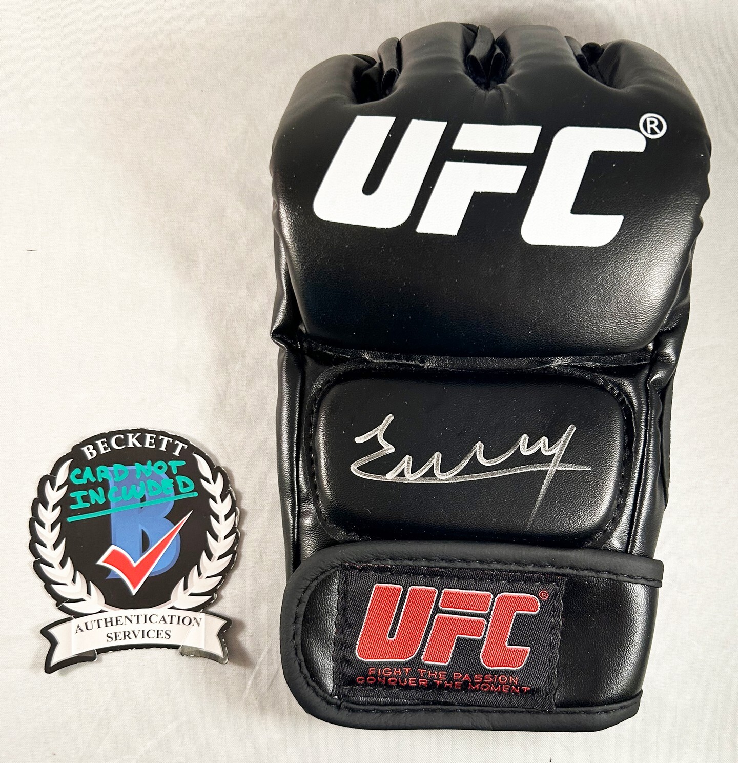 Jailton Almeida Signed UFC Glove MMA Beckett BAS COA