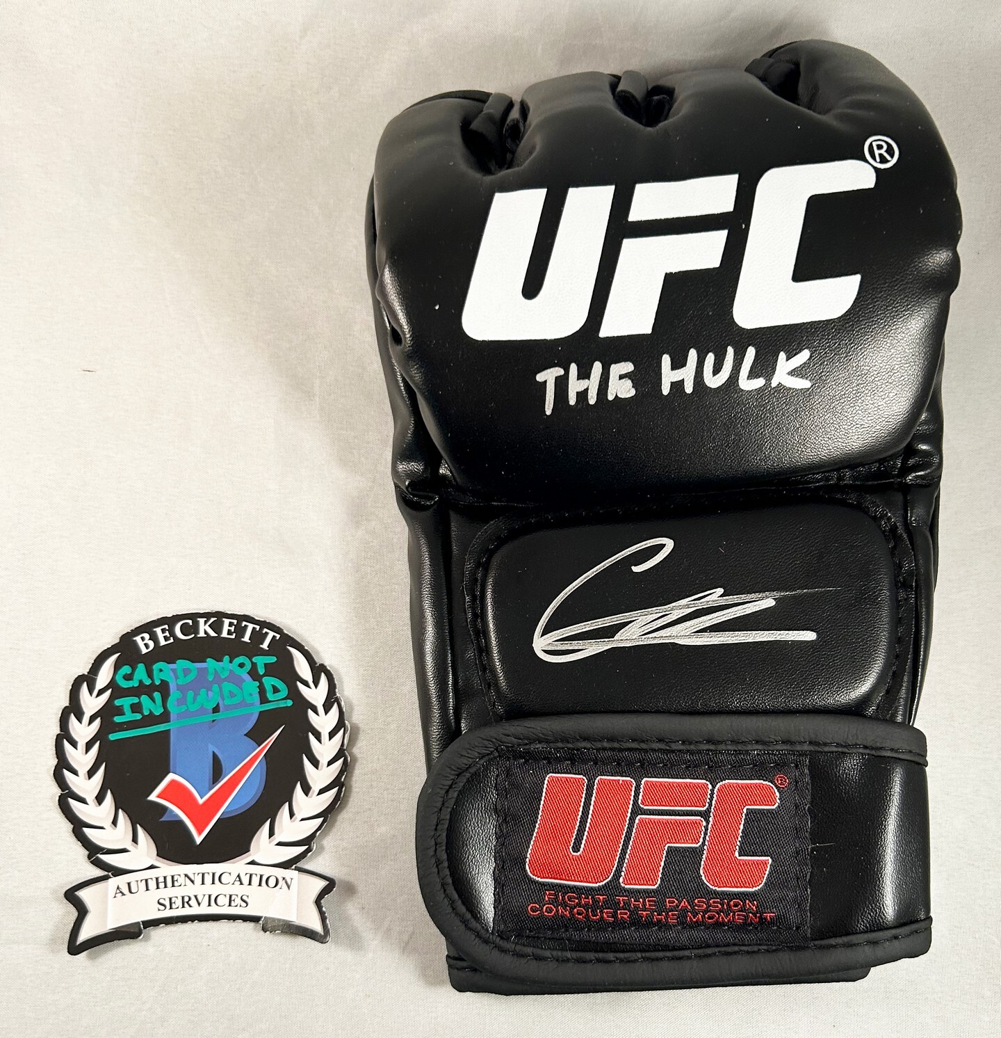 Ion Cutelaba Signed UFC Glove MMA Hulk Beckett BAS COA
