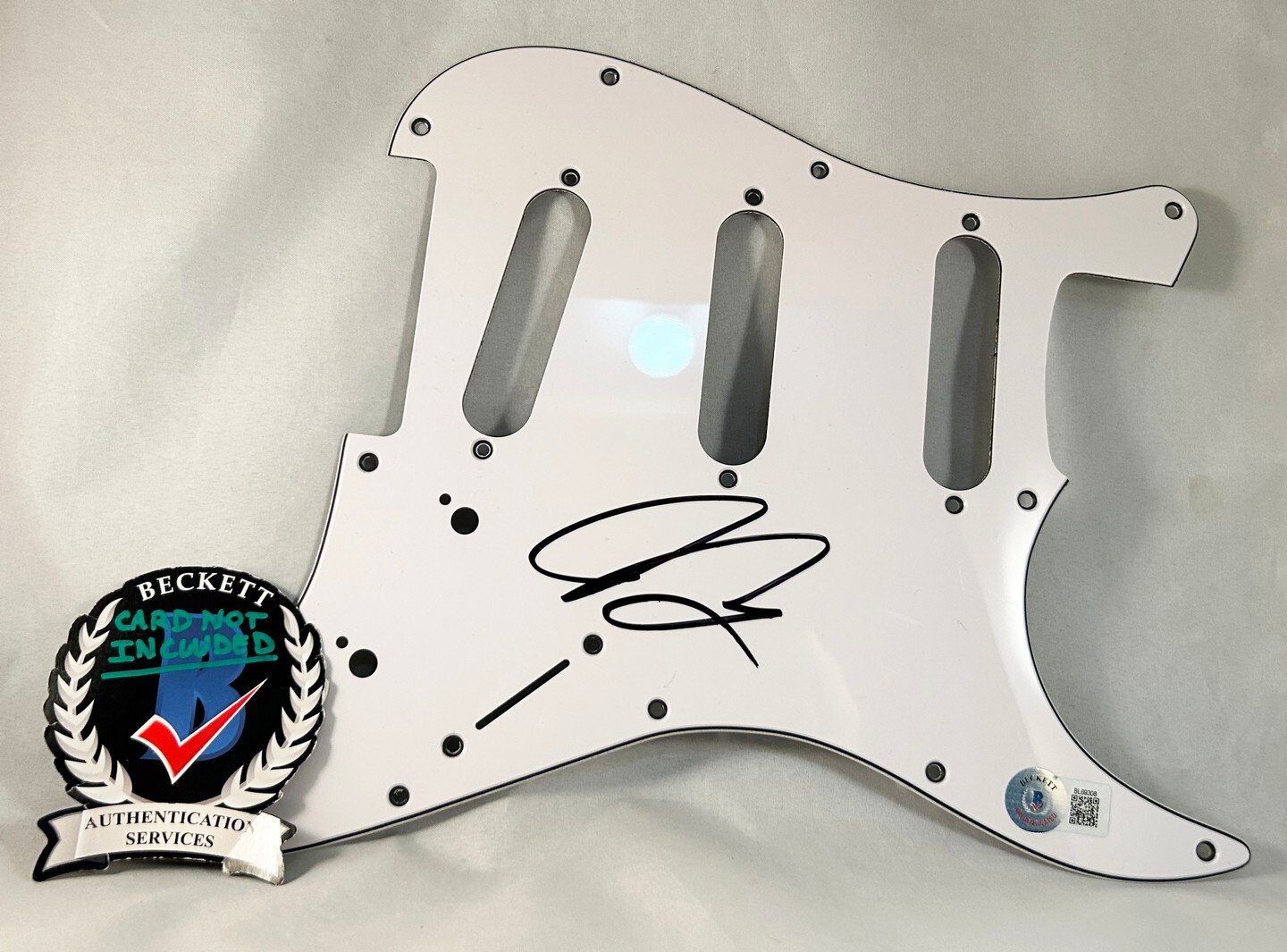 Joe Bonamassa Signed Electric Pickguard Beckett BAS 3 COA