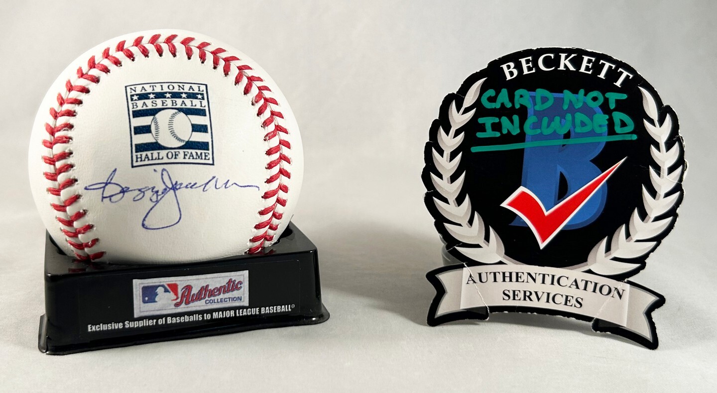Reggie Jackson Signed HOF Baseball New York Yankees Beckett BAS COA