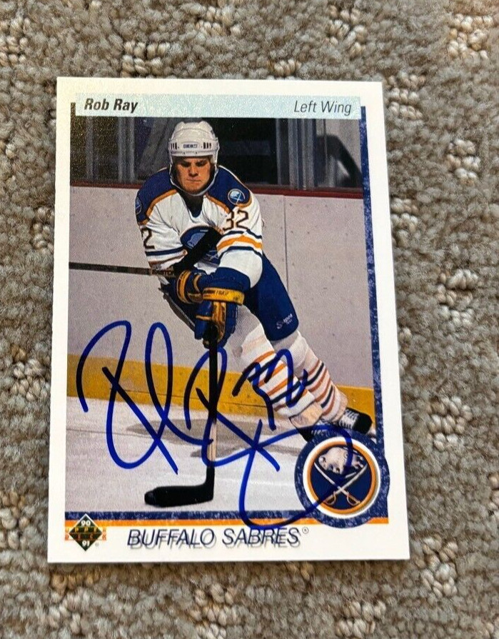 Rob Ray signed autographed 1990-1991 Upper Deck Rookie Card #516