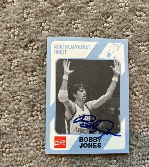Bobby Jones signed autographed 1989 UNC Tar Heels Card Hall of Fame Card