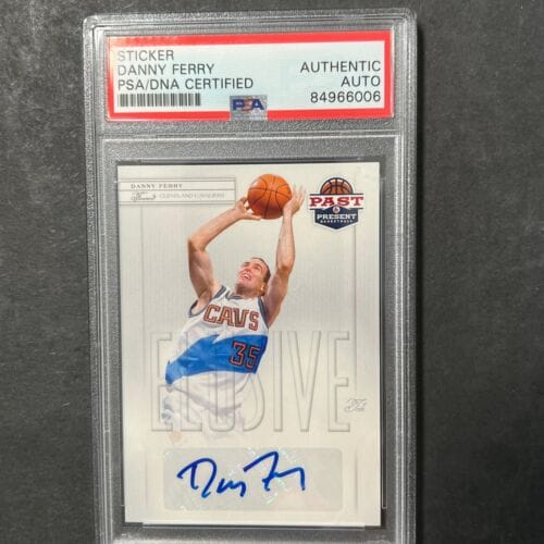 2012 PANINI PAST & PRESENT DANNY FERRY SIGNED CARD AUTO PSA SLABBED CAVS COLLECTIBLE MEMORABILIA