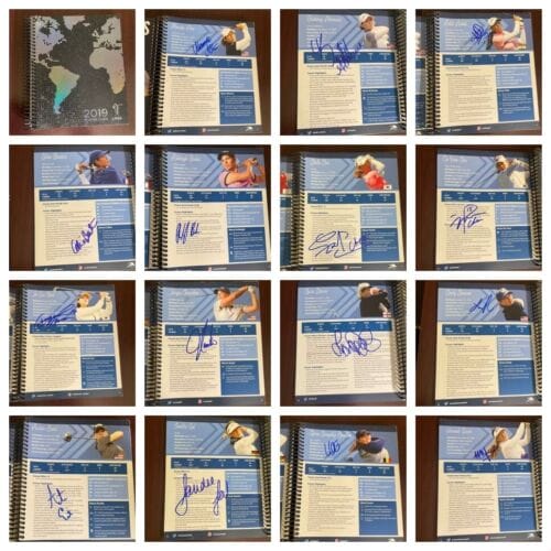 2019 LPGA Player Guide Book Mult-Signed By 129 JSA LOA COA Lexi ...