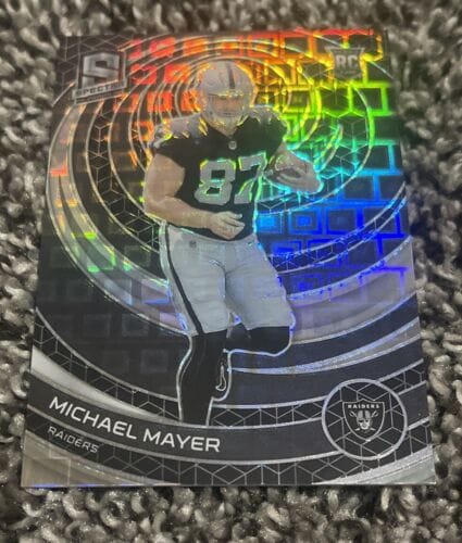 2023 SPECTRA MICHAEL MAYER BLACK PANDORA PRIZM #’D 30 RC ROOKIE COLLECTIBLE MEMORABILIA