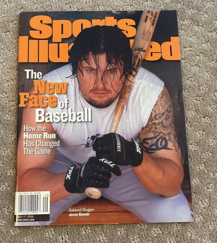 Jason Giambi Sports Illustrated Magazine SI No Label Newsstand Yankees