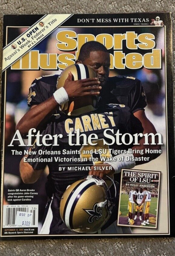 Aaron Brooks Sports Illustrated Magazine SI Newsstand No Label Saints