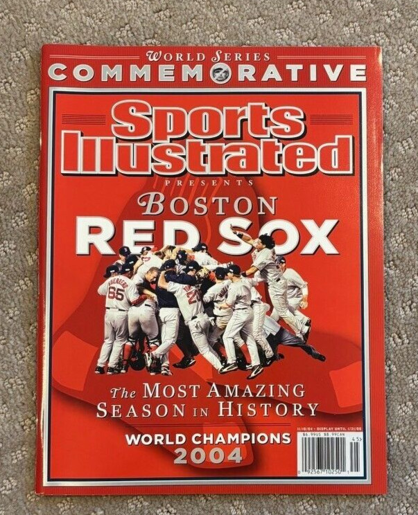 Boston Red Sox 2004 World Series Sports Illustrated News Stand Copy No Label