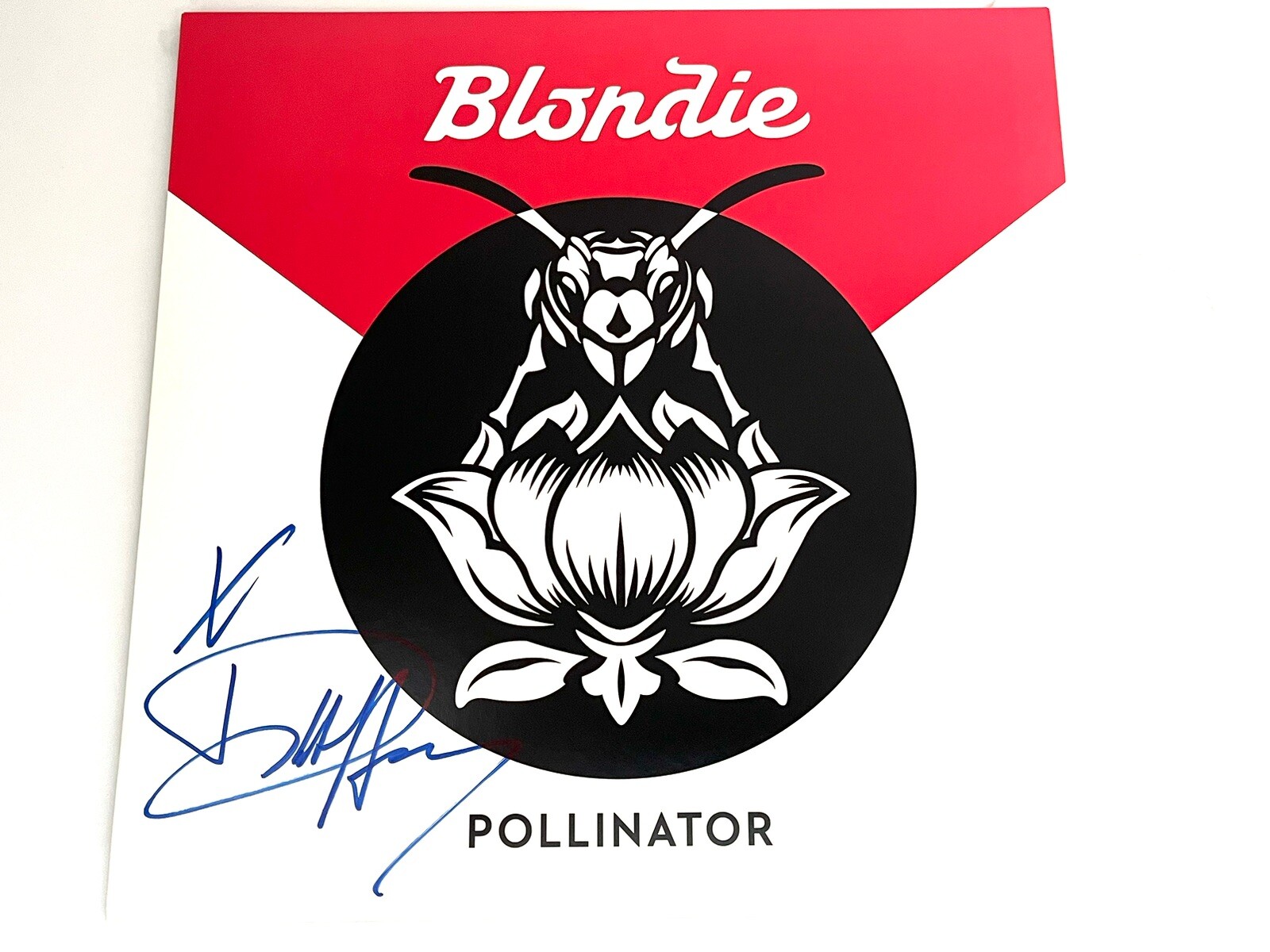 Debbie Harry Hand Signed Pollinator Blondie Vinyl Record Album BAS Beckett Cert