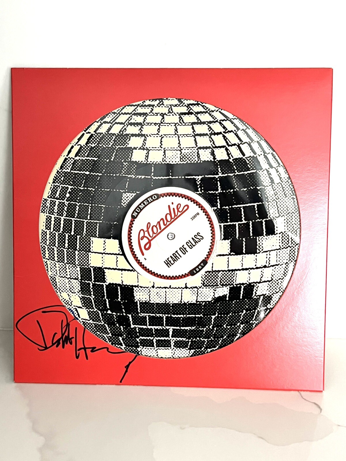 Debbie Harry Hand Signed Blondie Vinyl Record Album BAS Beckett Cert #2