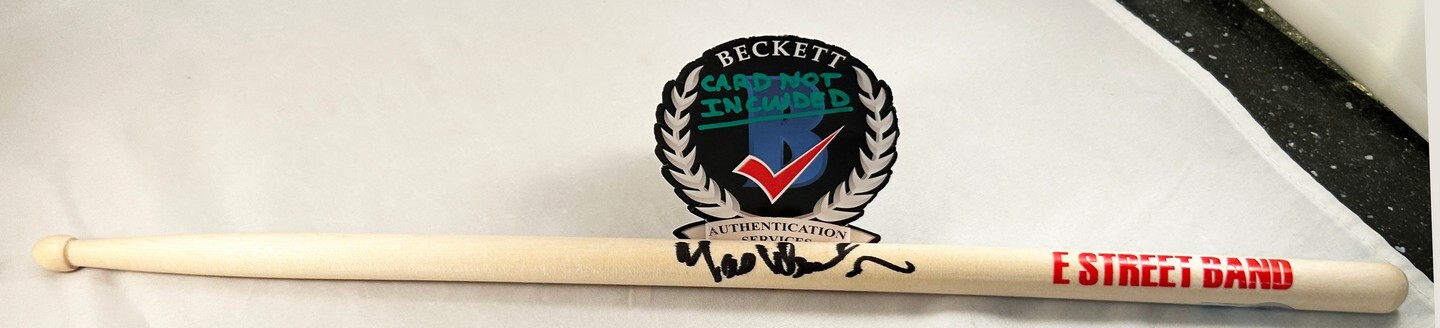Max Weinberg Signed Drumstick Bruce Springsteen & E Street Band Beckett BAS 7...