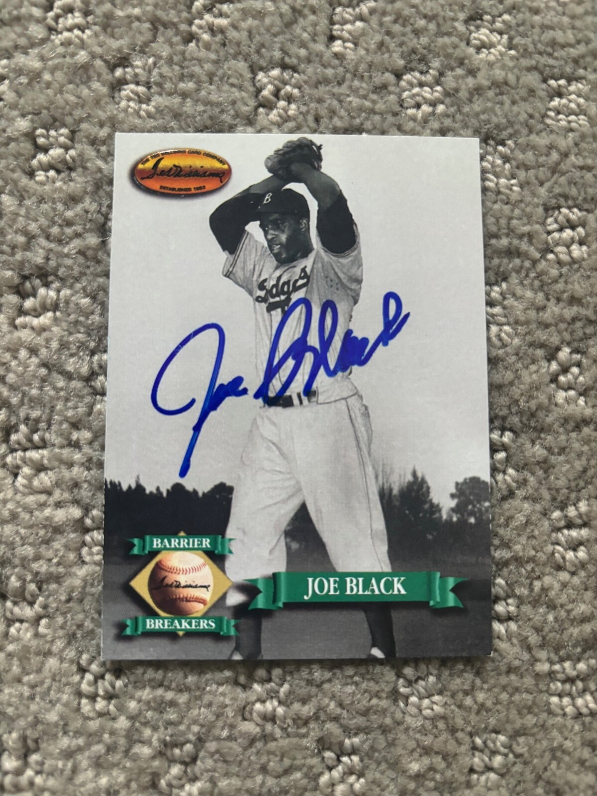 Joe Black signed autographed 1993 Ted Williams #132 Card Brooklyn Dodgers