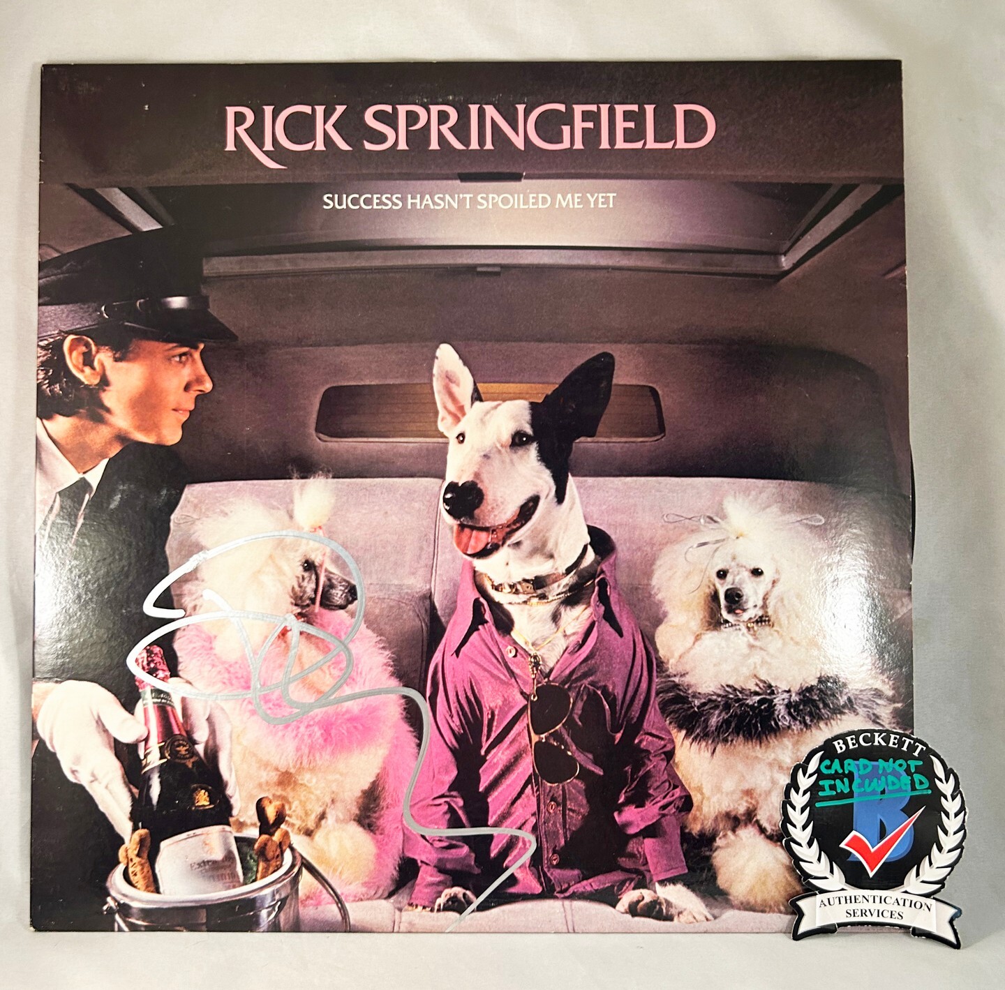 Rick Springfield Signed Vinyl LP Album Beckett BAS COA