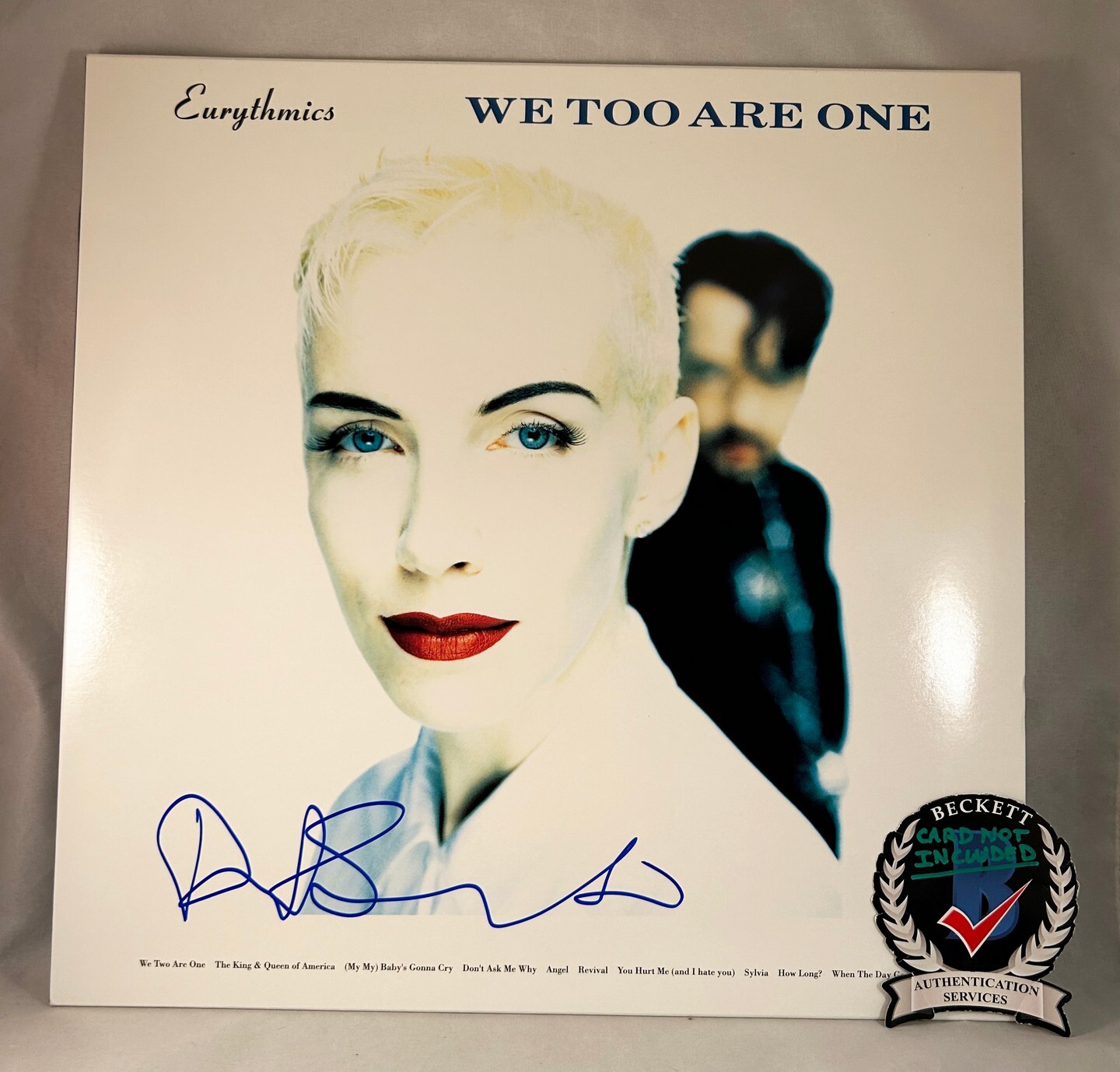 Dave Stewart Signed Vinyl LP Album Eurythmics Beckett BAS 3 COA
