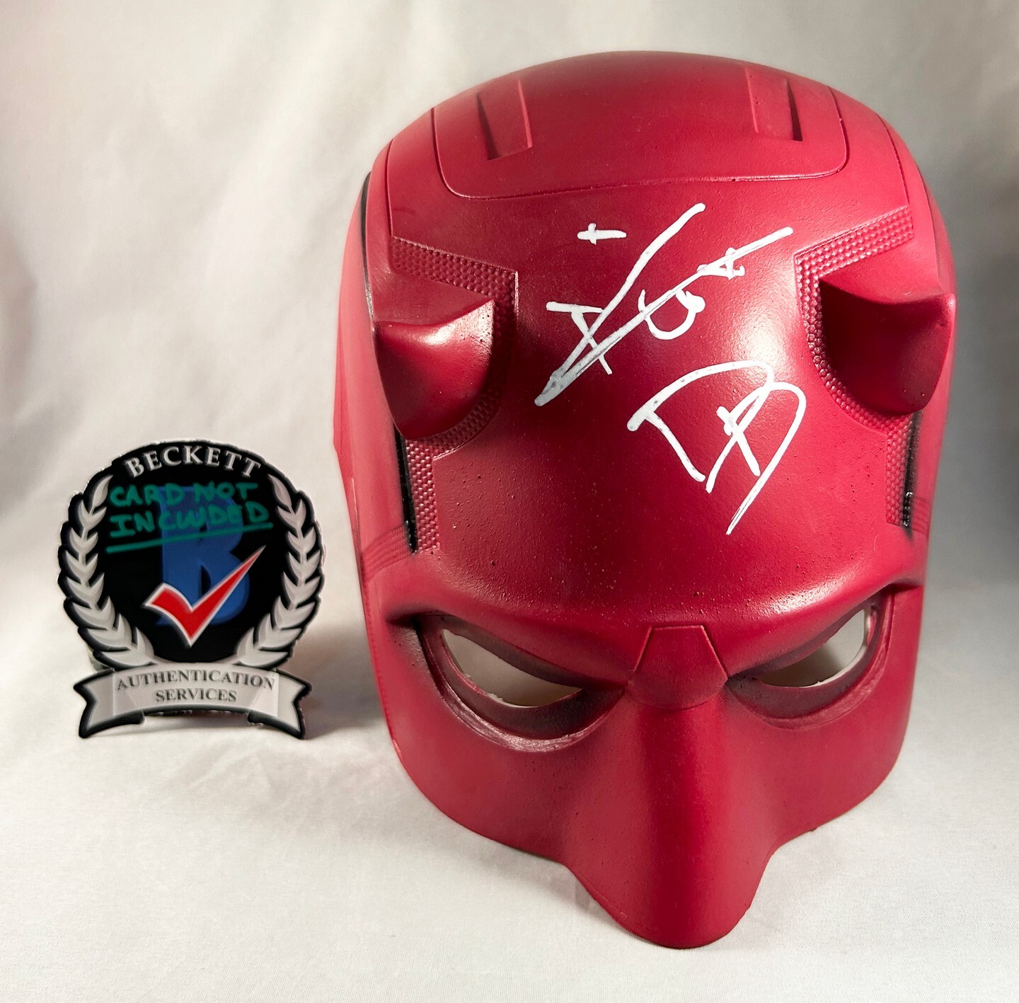 Charlie Cox Signed Mask Daredevil Masked Beckett BAS 1 COA