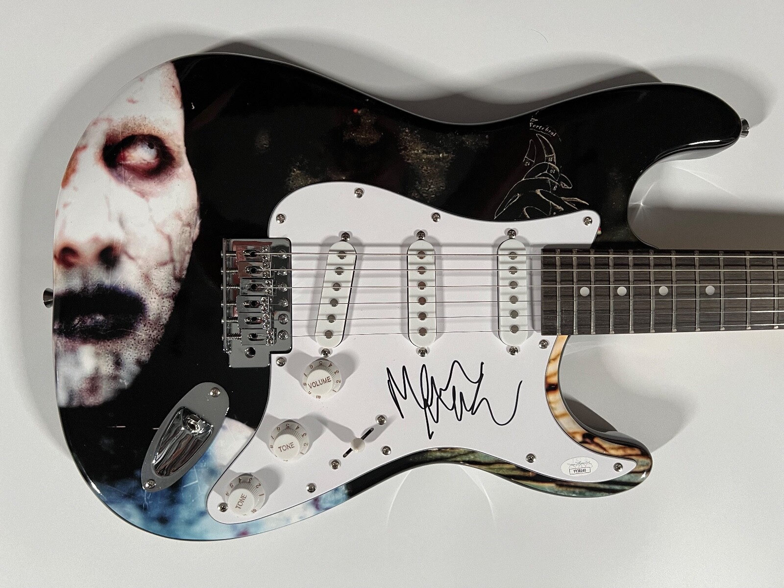 Marilyn Manson JSA Signed Guitar Autograph Stratocaster Guitar