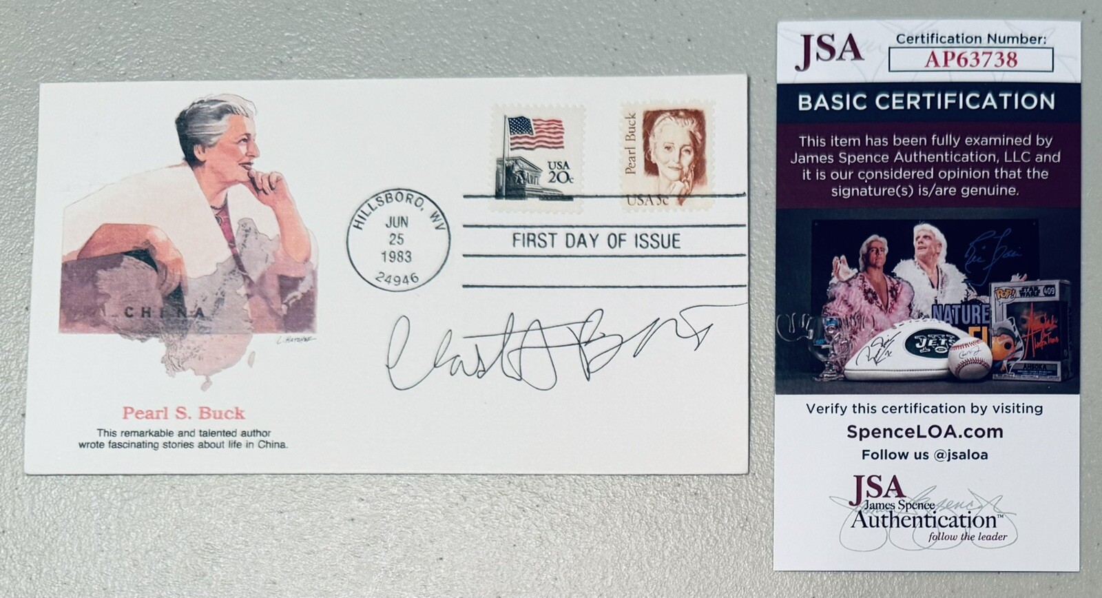 Chastity Chaz Bono Signed Autographed First Day Cover JSA Cert Sonny Cher 2