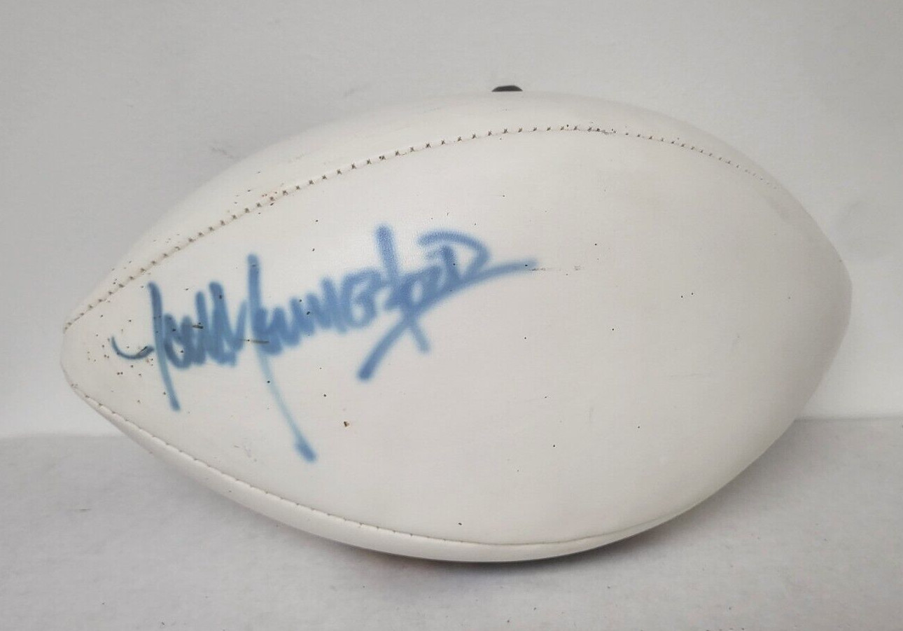 JACK YOUNGBLOOD SUPER BOWL XXXIII SIGNED AUTOGRAPHED WILSON WHITE PANEL BALL COA