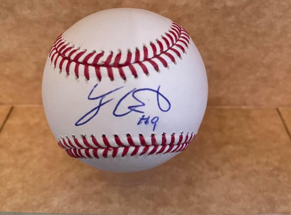 JEAN SEGURA PHILLIES/MARLINS SIGNED AUTOGRAPHED M.L. BASEBALL BECKETT AUTH