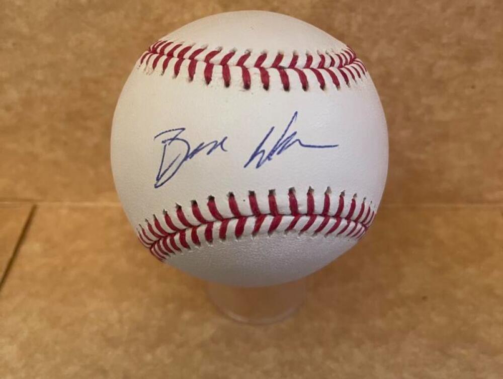 BROCK WILKEN BREWERS SIGNED AUTOGRAPHED M.L. BASEBALL BECKETT AUTH