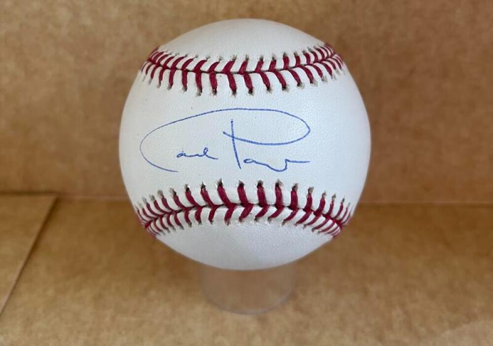 CARL PAVANO MARLINS/RED SOX SIGNED ON M.L. EXPOS BASEBALL BECKETT AUTH