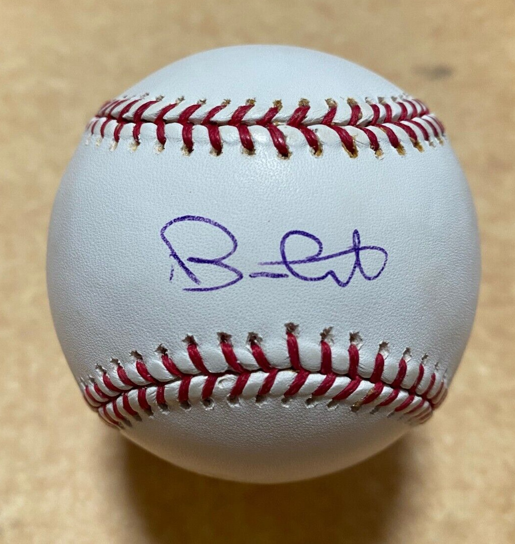 BRIAN GILES PIRATES/PADRES SIGNED AUTOGRAPHED M.L. BASEBALL WCOA *