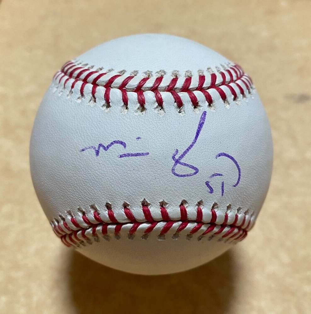 MIKE GONZALEZ PIRATES/BRAVES SIGNED AUTOGRAPHED M.L. BASEBALL W/COA