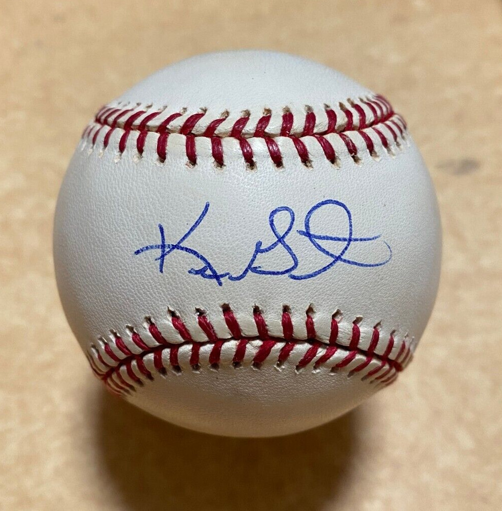 KEITH GINTER ASTROS/BREWERS SIGNED AUTOGRAPHED M.L. BASEBALL W/COA *