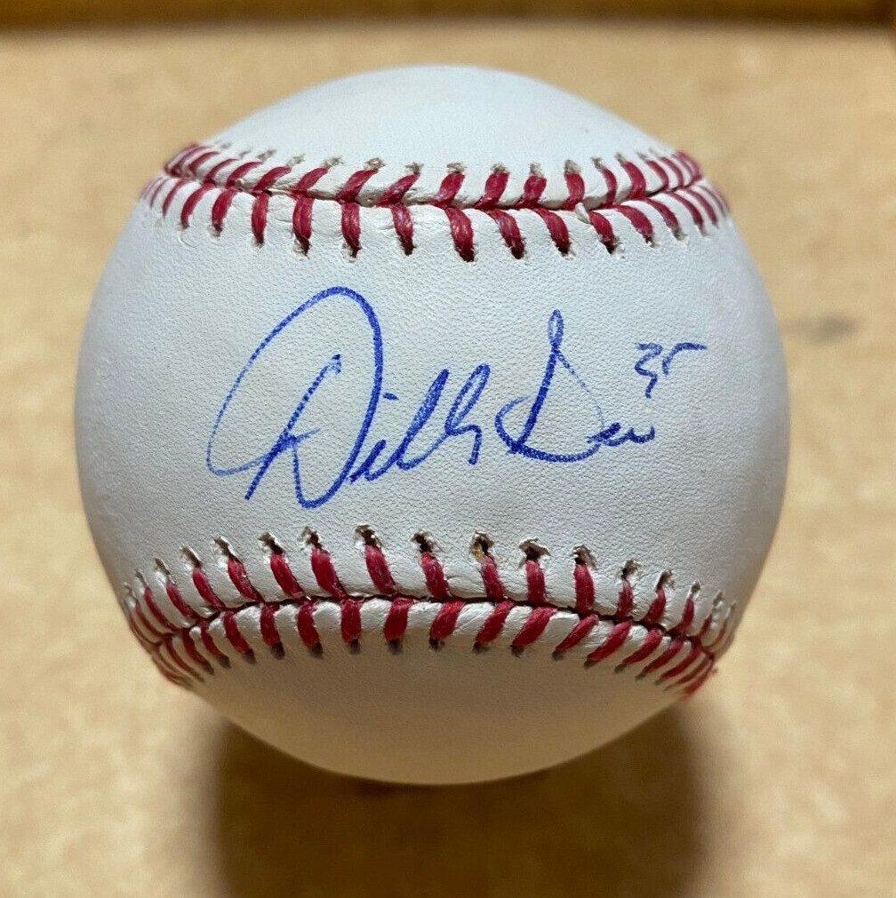 DILLON GEE METS/TWINS/ROYALS SIGNED AUTOGRAPHED M.L. BASEBALL W/COA