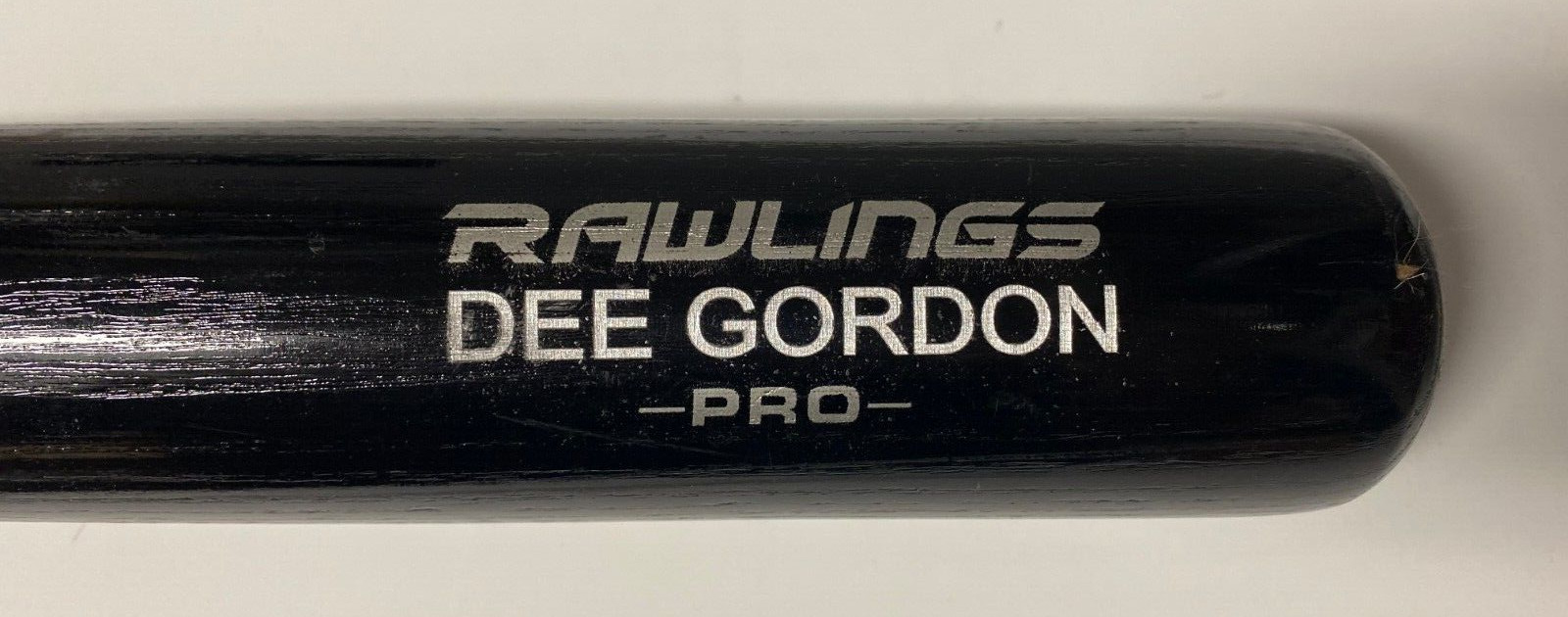 DEE GORDON DODGERS/MARLINS/REDS RAWLINGS PRO ENGRAVED NAME BLACK BAT