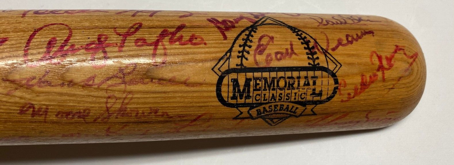 MLB GREATS MULTI SIGNED AUTOGRAPH LV SLUGGER MEMORIAL CLASSICS SPLIT BAT COA !!