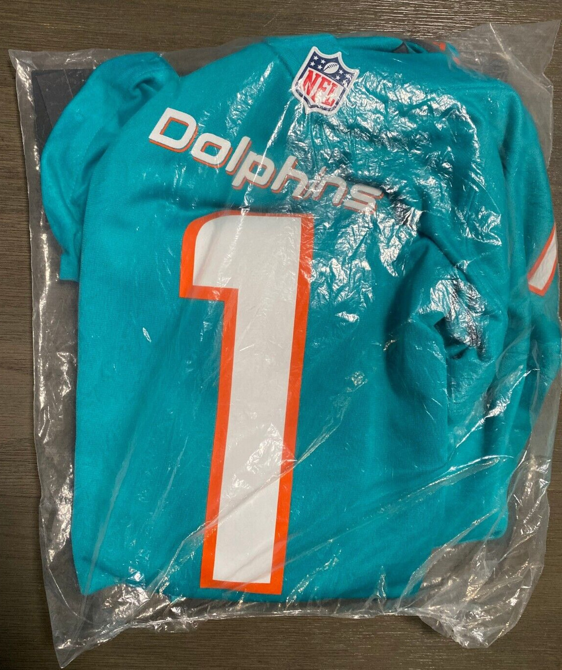 NIKE TUA TAGOVAILOA MIAMI DOLPHINS #1 FOOTBALL JERSEY NEW WITH TAGS SEALED SZ XL