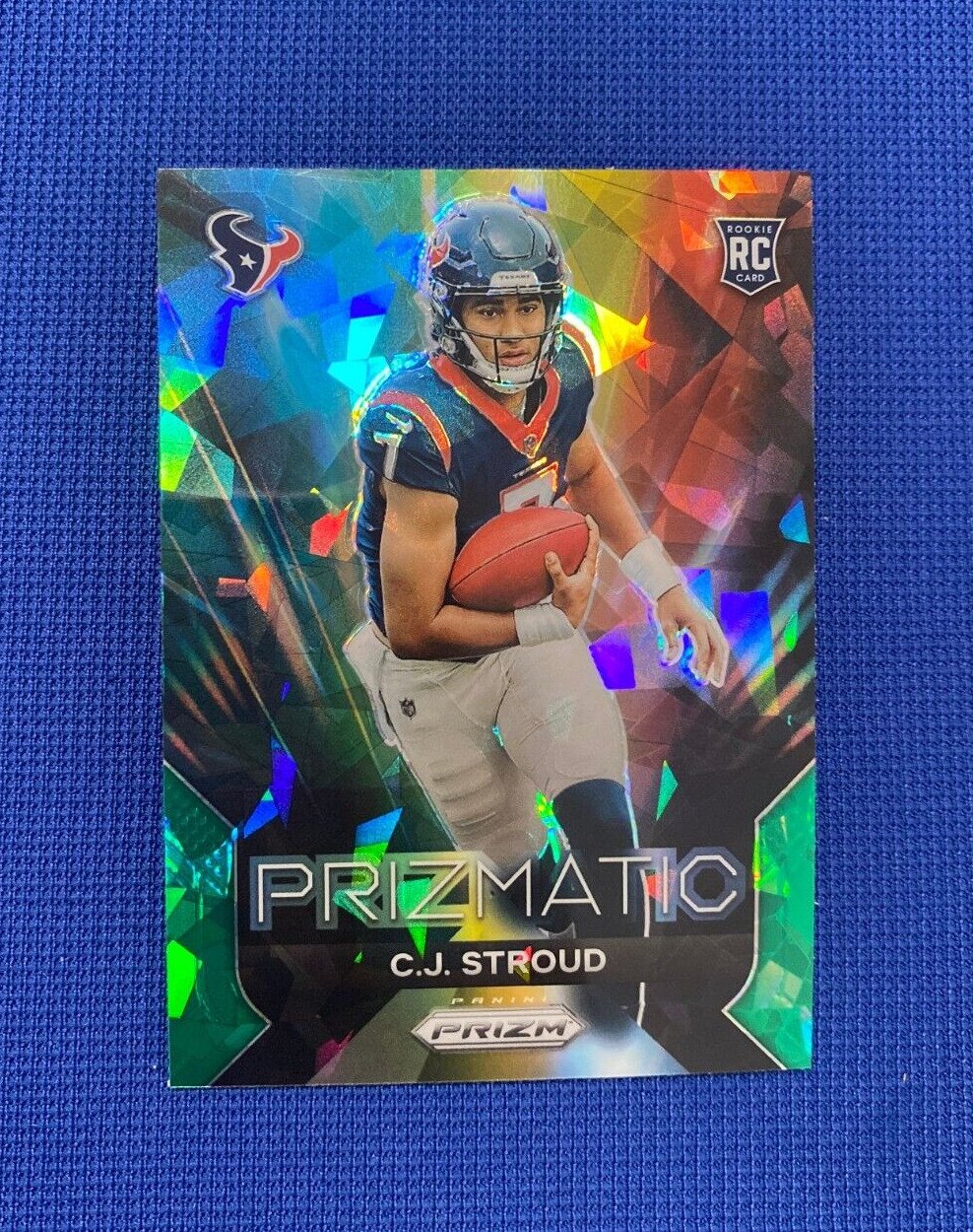 2023 PANINI PRIZM PRIZMATIC C.J. STROUD HOUSTON TEXANS CRACKED ICE RC #6 CARD