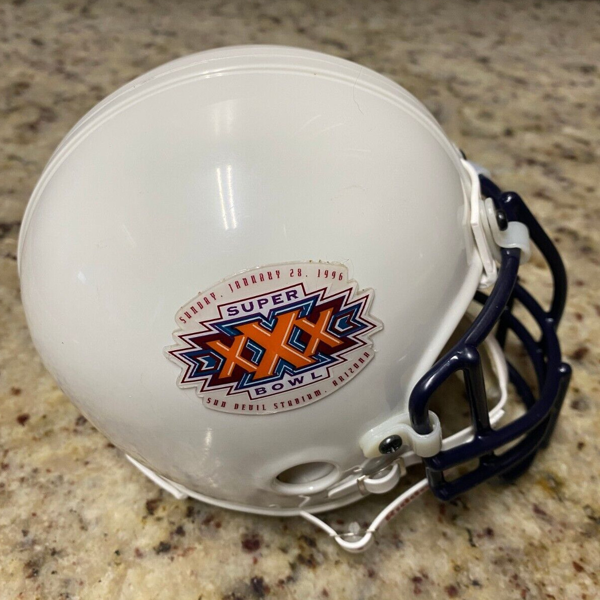 NFL SUPER BOWL XXX RIDDELL AUTHENTIC MINI HELMET UNSIGNED RARE