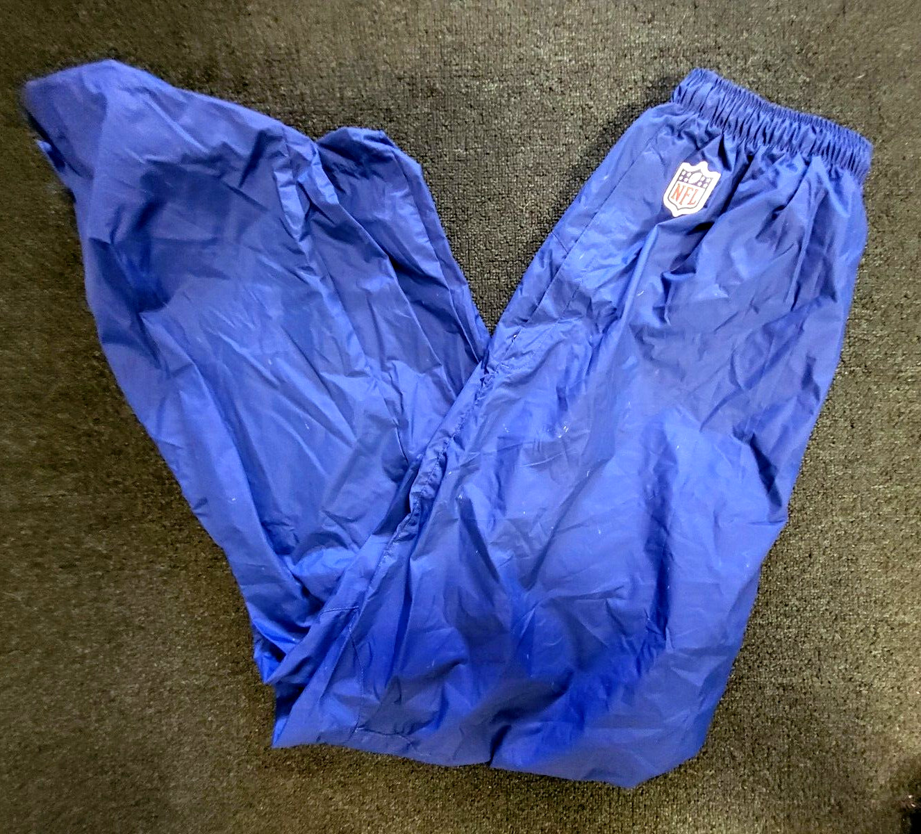 NIKE NFL SHIELD ON FIELD BLUE FOOTBALL WORK OUT GYM PANTS SIZE LARGE MENS