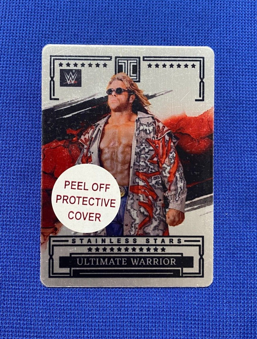 2023 PANINI IMPECCABLE STAINLESS STARS ULTIMATE WARRIOR CARD #21